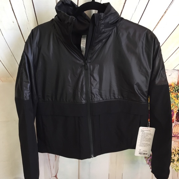 lululemon athletica Jackets & Blazers - NWT BLACK LULULEMON WARM ON THE WAY JACKET - - 6